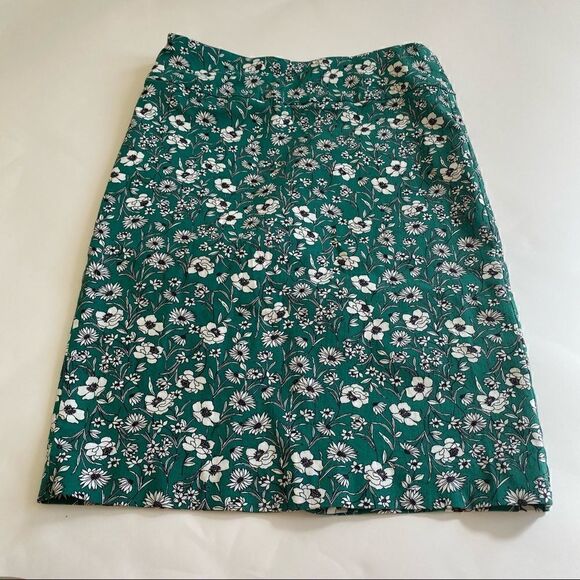 Margaret M Floral Pencil Skirt with Slit - Picture 1 of 4